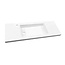 Best-design Best-Design "Slim" wastafel voor meubel 80 cm (ondiep) 35 cm met kraan gat