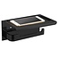 Best-design Best-Design "Phone" toiletrolhouder "Nero" mat-zwart (zonder telefoon)
