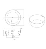 Best-design Best-Design "Cirkel" vrijstaand bad "Just-Solid" diam:153 cm