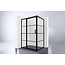 Best-design Best-Design Douchecabine Zwart "Zeplin-1400" met nisdeur 1400x900x2100x8mm