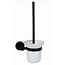 Best-design Best-Design "Nero" wand-toiletborstelhouder mat-zwart