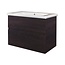 Best-design Best-Design "Quick-Greeploos" meubel onderkast + wastafel 65 cm dark-brown