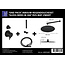 Best-design Best-Design "One-Pack" inbouw-regendoucheset "Gless-Nero M-300" RVS mat-zwart