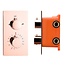 Best-design Best-Design "Lyon" inbouwthermostaat & inb.box 2-weg 1/2" rosé-mat-goud