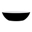 Best-design Best-Design "New-Stone" Bicolor-zwart/wit vrijstaand bad "Just-Solid" 180x85x52cm