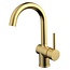 Best-design Best-Design "Nancy-Ansbach" wastafelmengkraan met drb.uitloop Mat-Goud