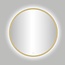 Best-design Best-Design Nancy "Rivoli" ronde spiegel mat-goud incl.led verlichting Ø 120 cm