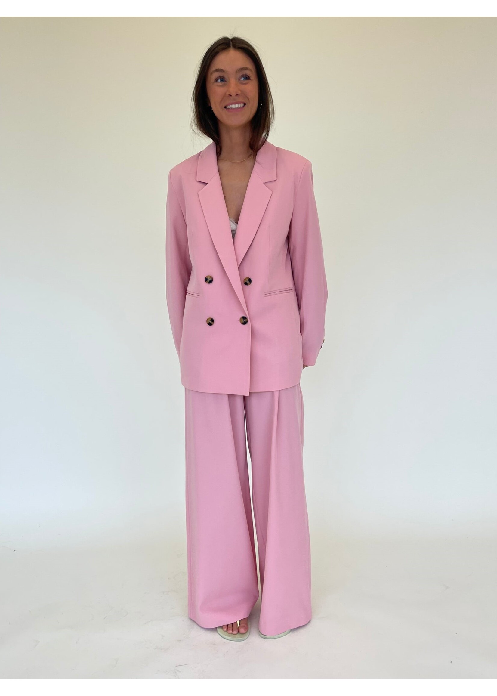 LIV THE LABEL BLAZER INDY BLUSH