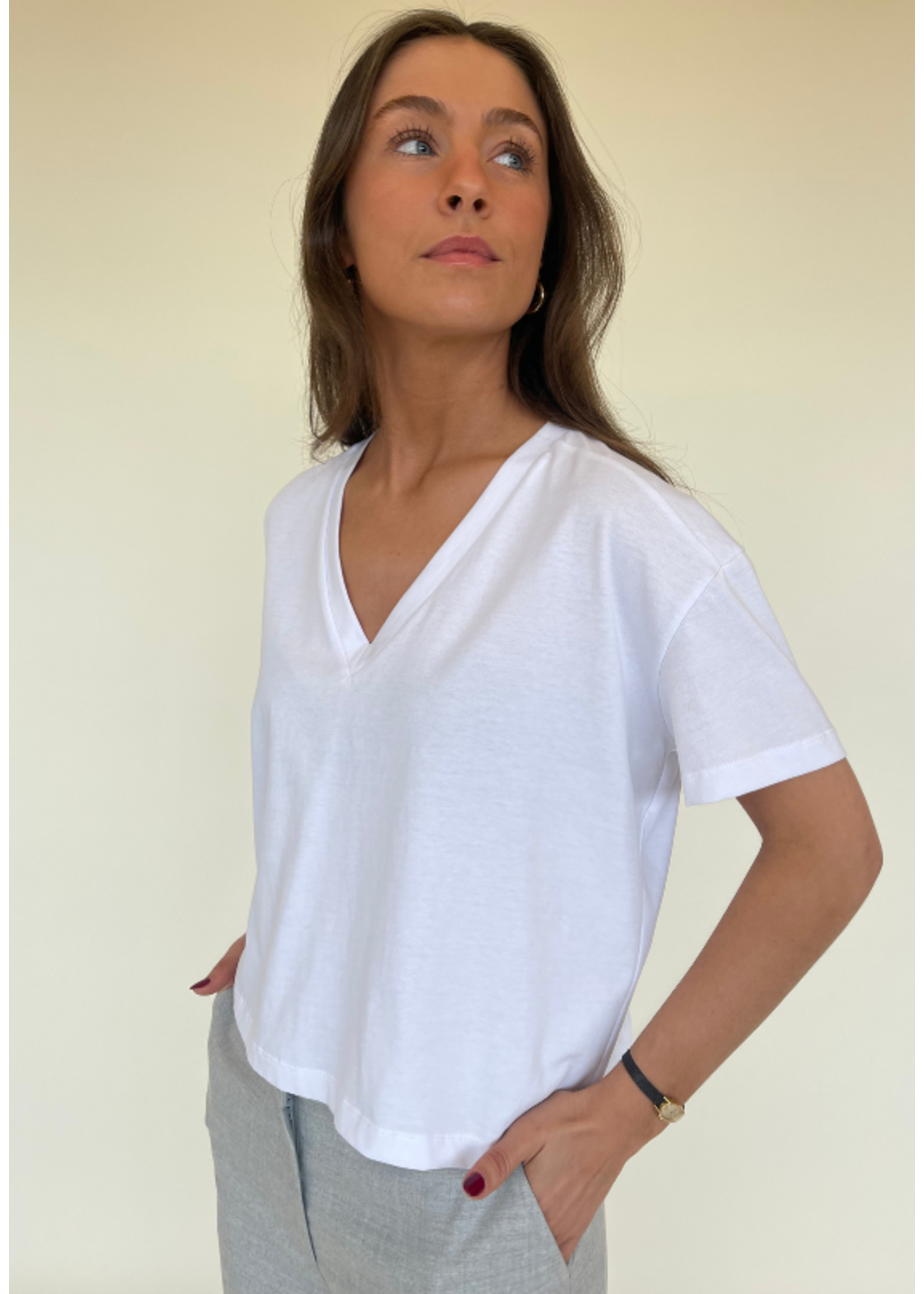 LIV THE LABEL T-SHIRT MARI WHITE