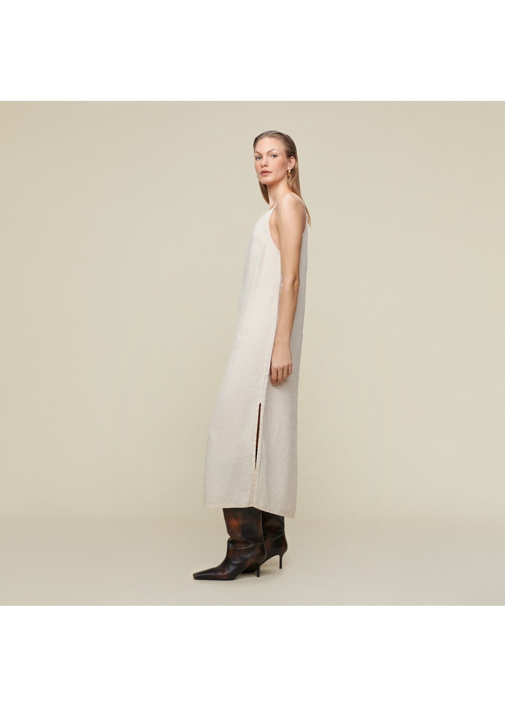 LOIS SLIP DRESS AURA ELM