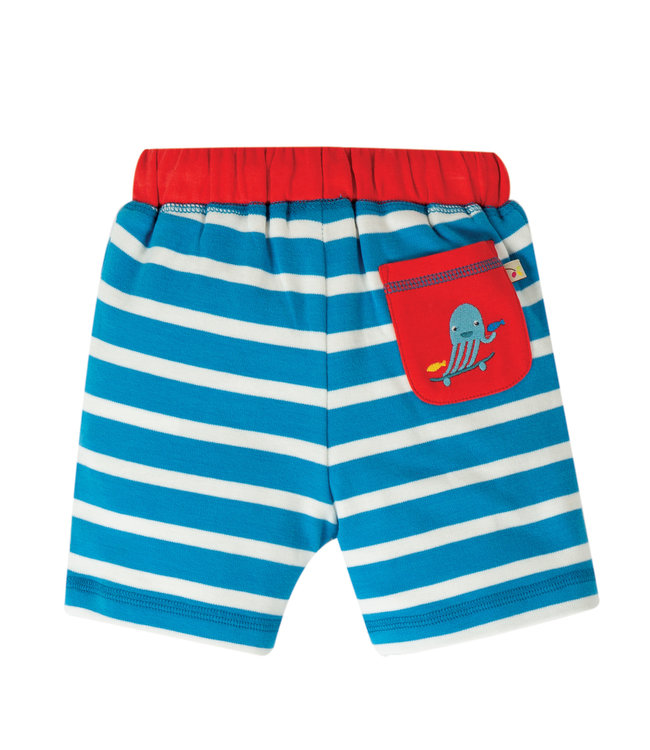 Frugi Kleinkinder Shorts little Stripy blue