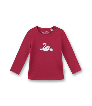 Sanetta Fiftyseven Baby Mädchen-Shirt langarm Schwan