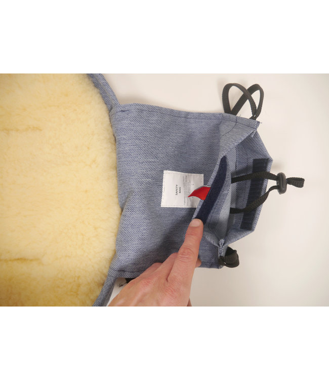 Kaiser Lammfell Fusssack Iglu Aktion anthracite