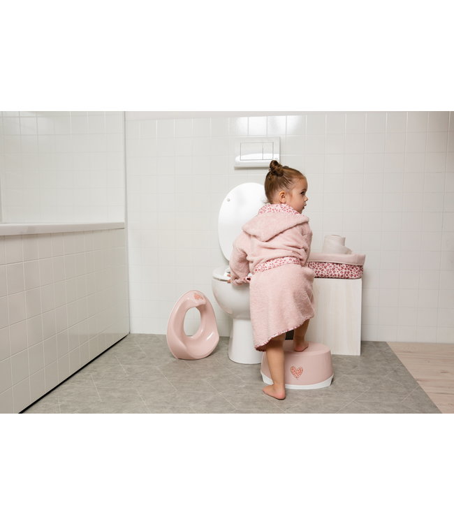 Zewi bébé-jou Bademantel pink Leopard