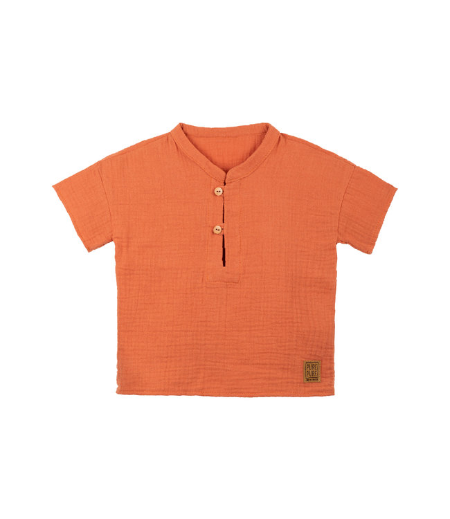Pure Pure Kleinkinder T-Shirt papaya