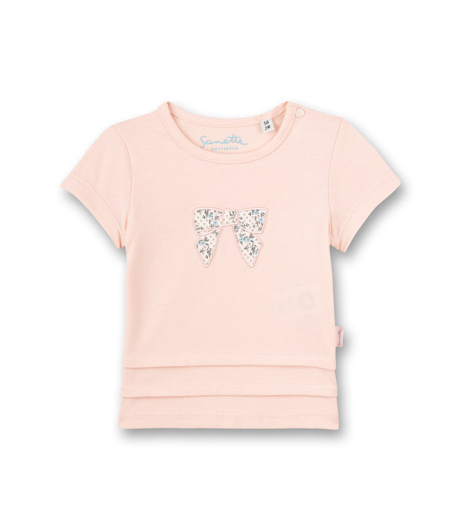 Sanetta Fiftyseven Baby Mädchen T-Shirt Fluffy Duckling rosa