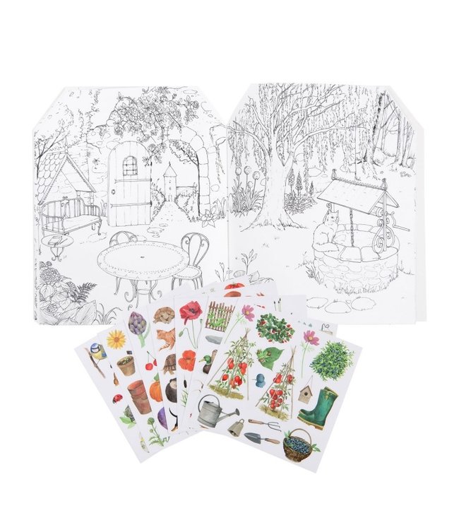 Moulin Roty Stickerheft Forscher