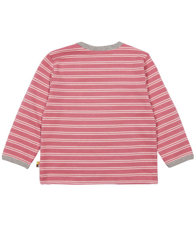 Loud and Proud Shirt Langarm Streifen Mauve