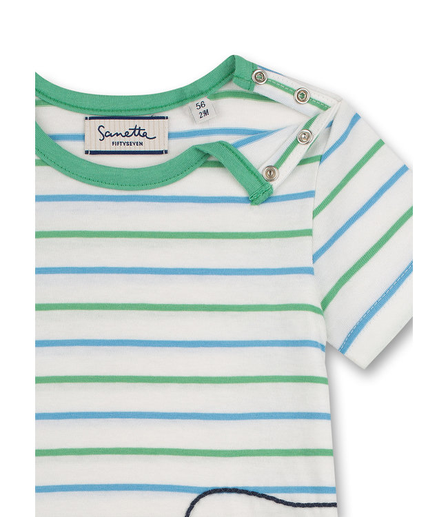 Sanetta Fiftyseven Baby Jungen T-Shirt Ringel Little Whale