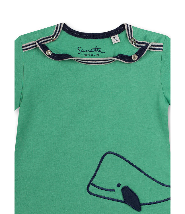 Sanetta Fiftyseven Baby Jungen Sweatshirt Little Whale