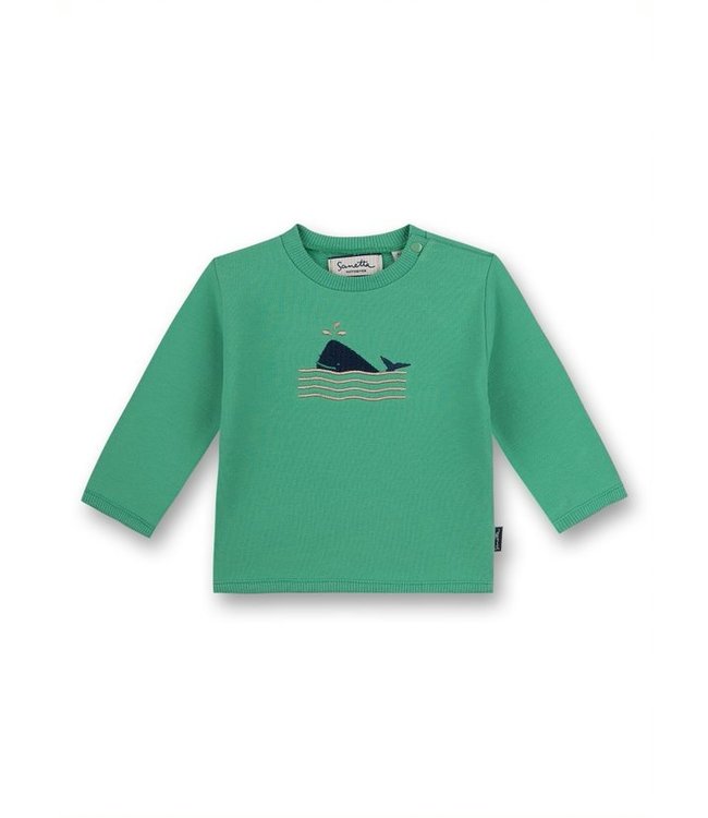 Sanetta Fiftyseven Baby Jungen Sweatshirt Little Whale