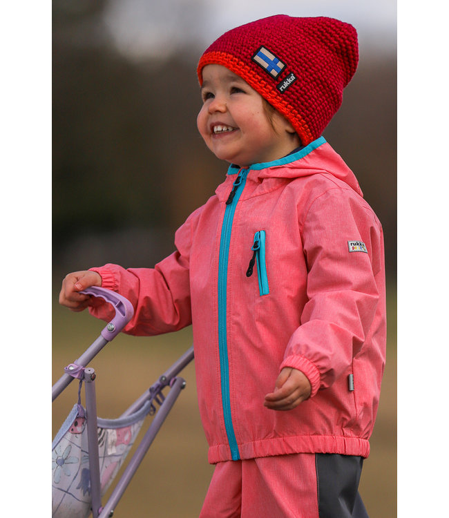 Rukka Kinder Regenjacke Travelino strawberry pink