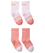 Reima 2er-Pack Kindersocken Jalkaan Coral pink