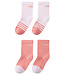 Reima 2er-Pack Kindersocken Jalkaan Coral pink