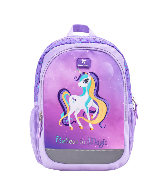 Belmil KIDDY PLUS Kindergartenrucksack Unicorn Purple