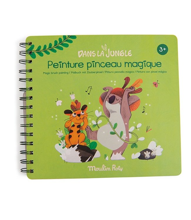 Moulin Roty Zauber Malbuch dans la jungle