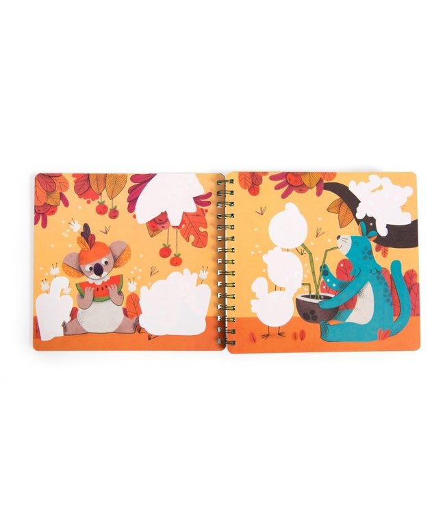 Moulin Roty Zauber Malbuch dans la jungle