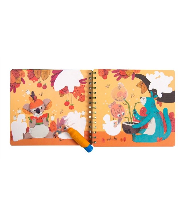 Moulin Roty Zauber Malbuch dans la jungle