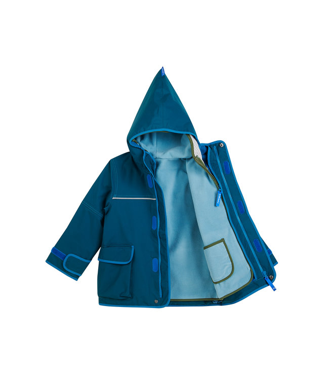 Finkid TUULIS EKO Kinder Outdoorparka beet red/fox