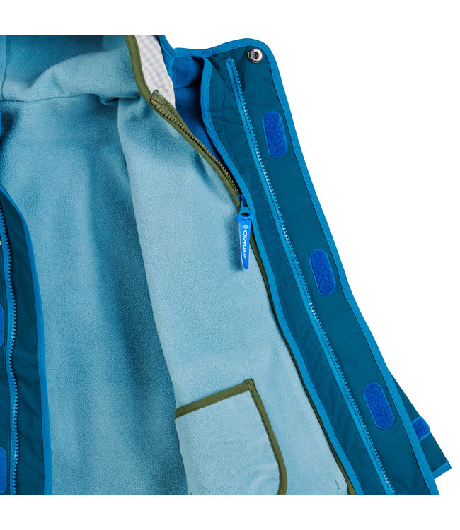 Finkid TUULIS EKO Kinder Outdoorparka beet red/fox