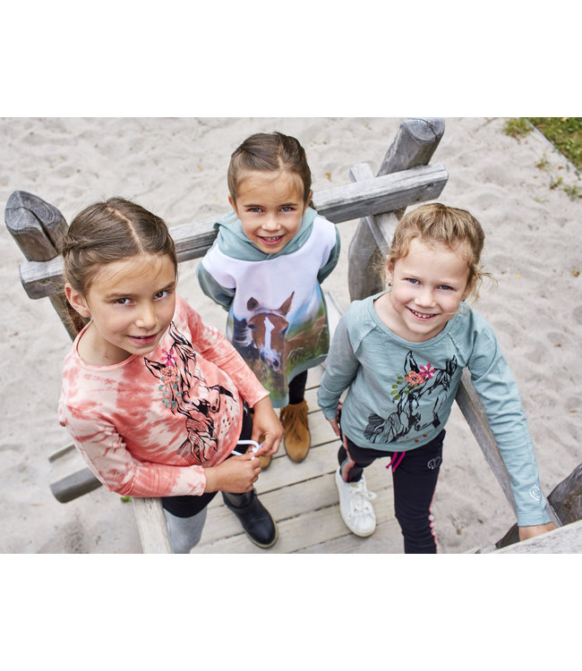 Bondi Mädchen Kapuzenkleid Horse Love