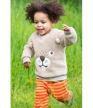 Frugi Kleinkinder Fleecepullover Ted