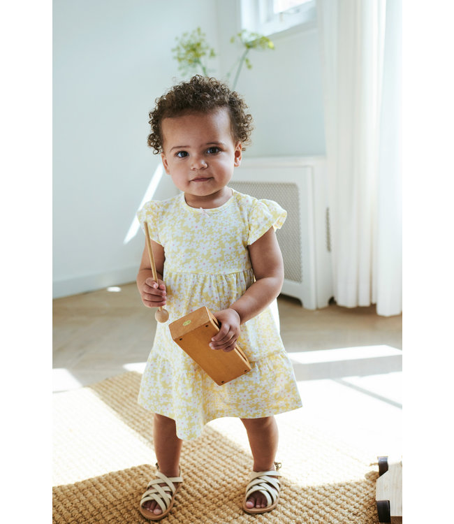 Sanetta Fiftyseven Baby Mädchen Kleid Blumen gelb