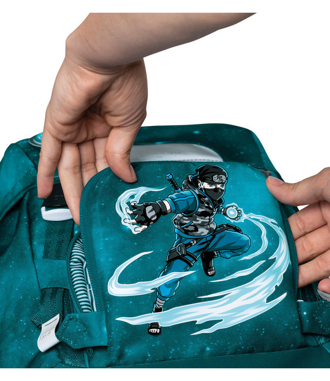 Beckmann Schulrucksack Classic 6-teiliges Set, Ninja Master