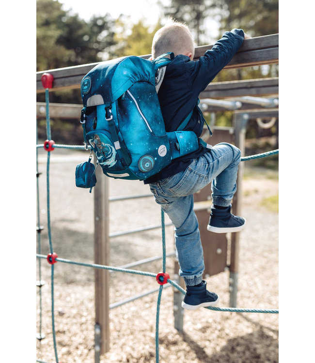 Beckmann Schulrucksack Classic 6-teiliges Set, Ninja Master