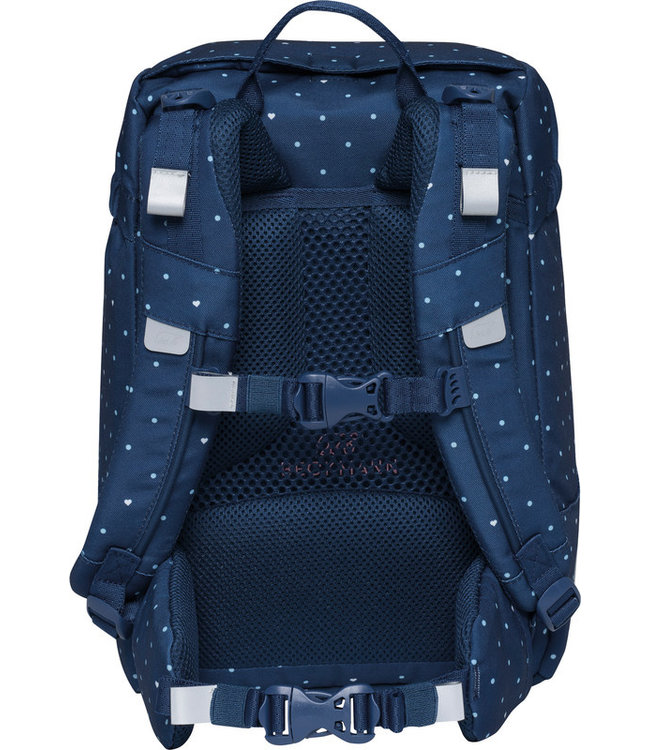 Beckmann Schulrucksack Classic 6-teiliges Set, Pet Friends Blue