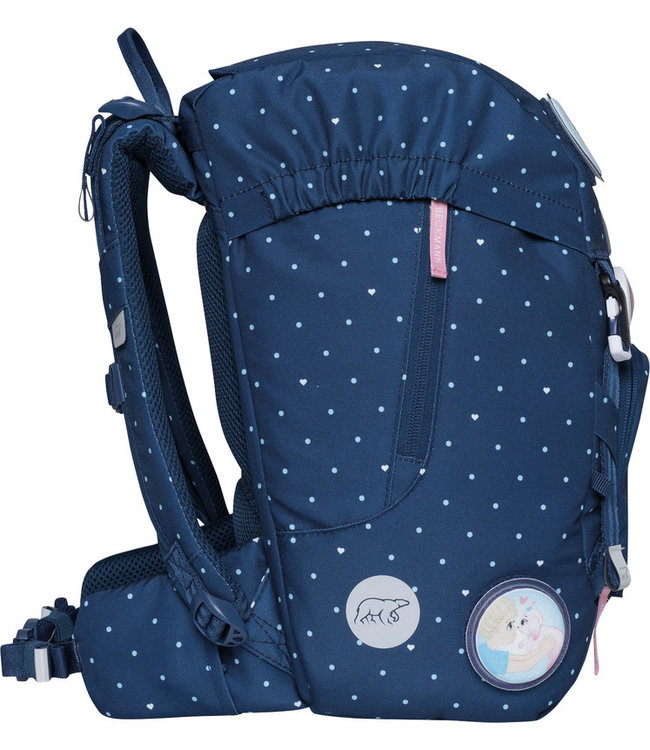 Beckmann Schulrucksack Classic 6-teiliges Set, Pet Friends Blue