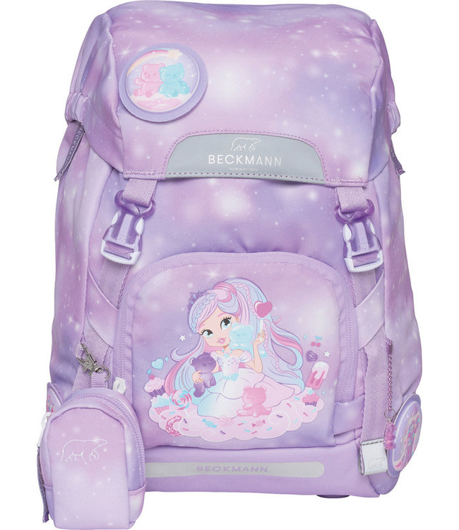 Beckmann Schulrucksack Classic 6-teiliges Set, Candy