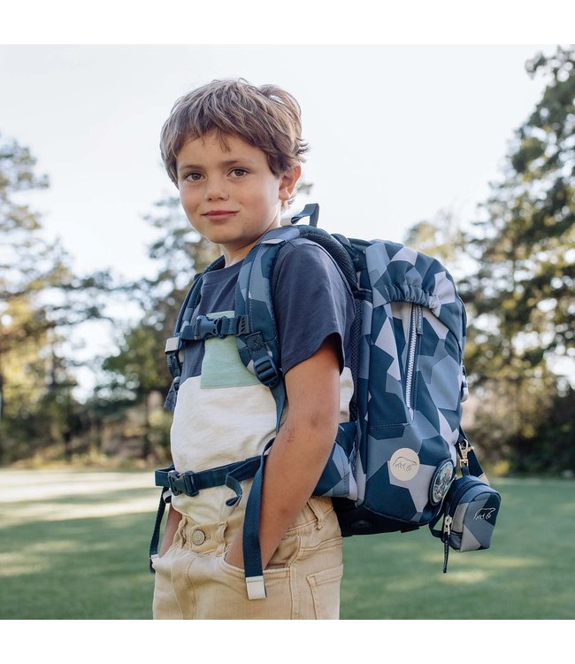 Beckmann Schulrucksack Classic 6-teiliges Set, Tiger Race