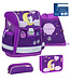 Belmil CLASSY Schulrucksack 4-teiliges-Set Caty on the Moon