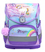 Belmil COMPACT Schulrucksack 4-teiliges-Set Rainbow Unicorn Magic