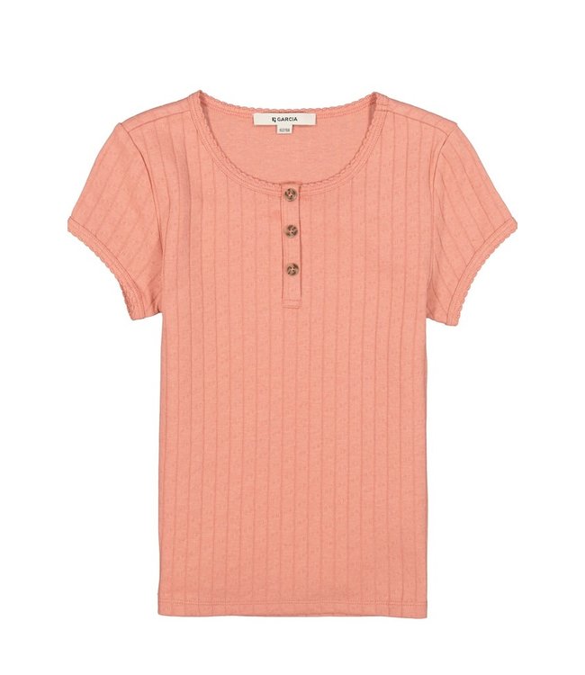 Garcia Mädchen T-Shirt Rosa