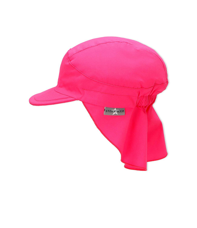 Sterntaler Mädchen Schirmmütze mit Nackenschutz magenta UV50+