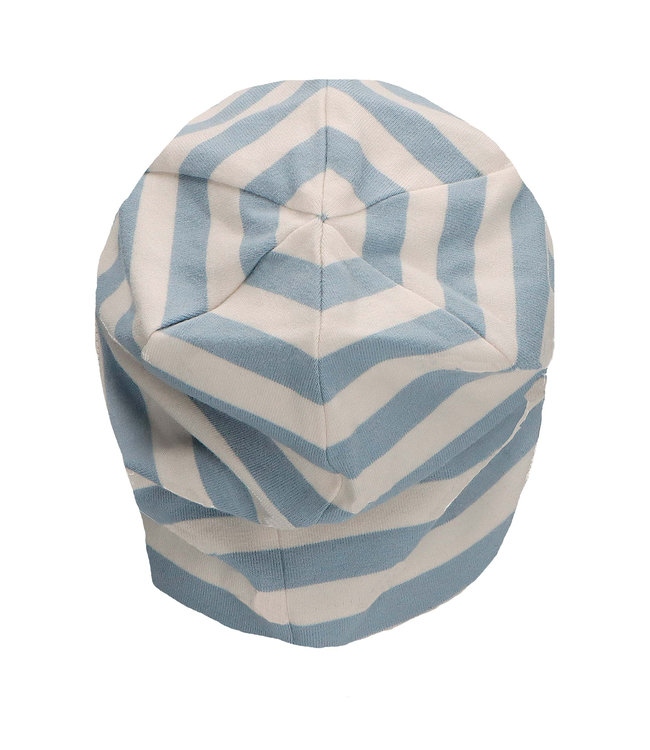 Sterntaler Kinder Übergangsmütze Jersey (Bio) Streifen hellblau