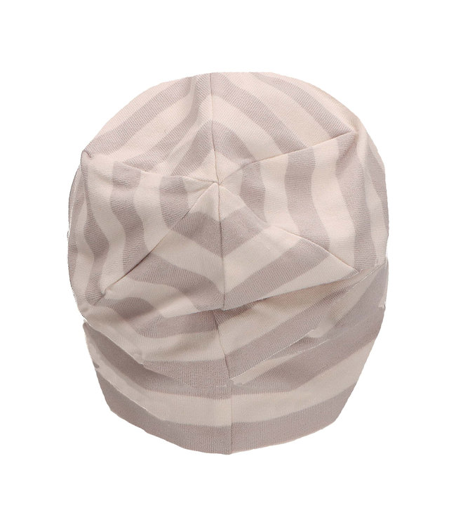 Sterntaler Kinder Übergangsmütze Jersey (Bio) Streifen hellgrau