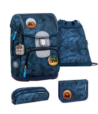 Belmil MOTION Schulrucksack 5-teiliges-Set Blue Splash